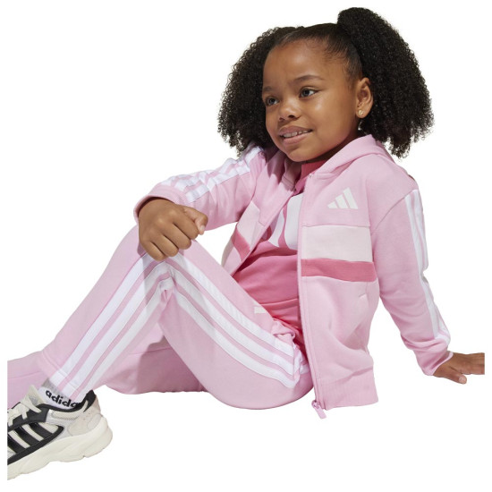 Adidas Παιδικές φόρμες σετ Essentials Tiberio 3-Stripes Fleece Tracksuit Adidas Παιδικές φόρμες σετ Essentials Tiberio 3-Stripes Fleece Tracksuit